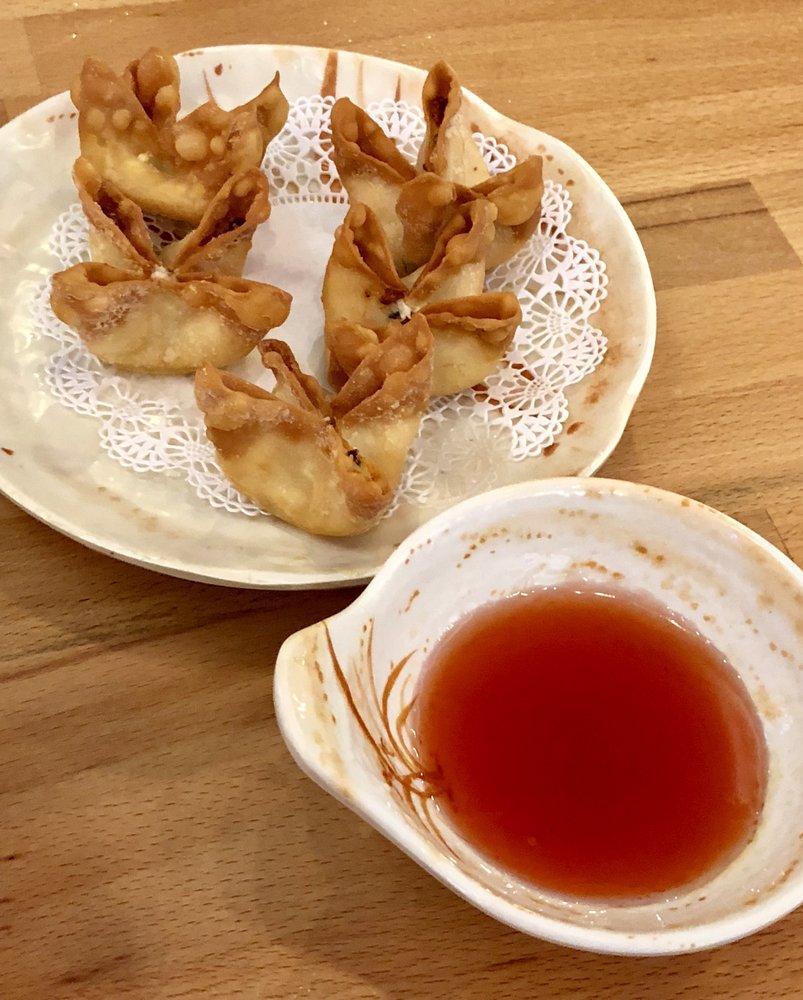 Crispy Crab Wonton · Five pieces. Fried wontons with cream cheese and crab meat.