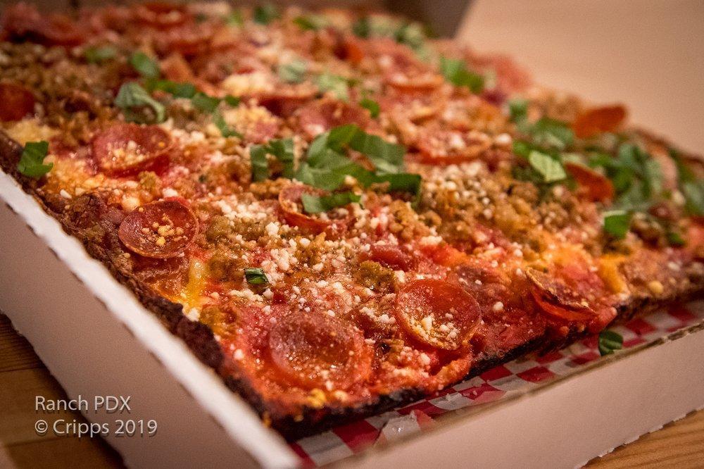 Meat Tornado Pizza · 