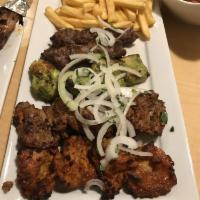 Mix Grill Platter · Comes with Half order of Chicken Malai Boti, Chicken Bihari, Beef Bihari, Beef Sheek Kabab a...