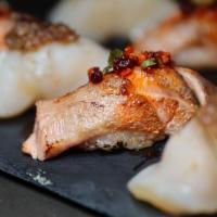 Torched Salmon Belly · 