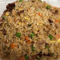 Beef Tendon and Pork Fried Rice Lunch · 