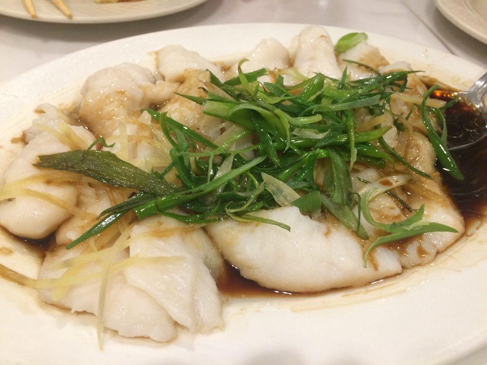 Steamed Fish Fillet with Green & Onion · 