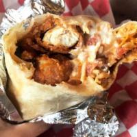 Southern Fried Chicken Burrito · 