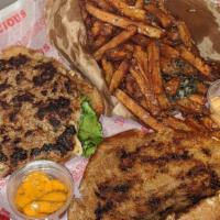 Free Range Turkey Burger · Chunky Avocado, Muenster cheese, ruby tomato and lettuce on a Pennsylvania dutch whole wheat...