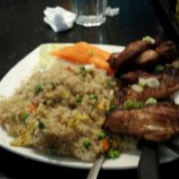 Char-grilled Pork Chop Rice Plate · 