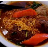 Beef Stew & Tendon Noodle Soup · 