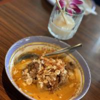 Massaman Curry with Smoked Lamb Shoulder · 