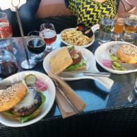 Mushroom Lentil Burger · 