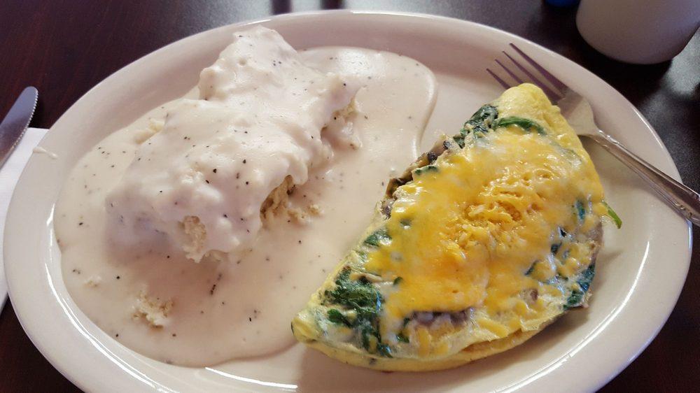 Double Spinach and Mushroom Omelette · 