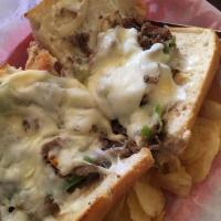 Philly Cheese Steak Sandwich · 