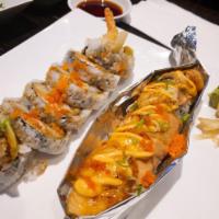 Tempura · Deep fried shrimp and vege.