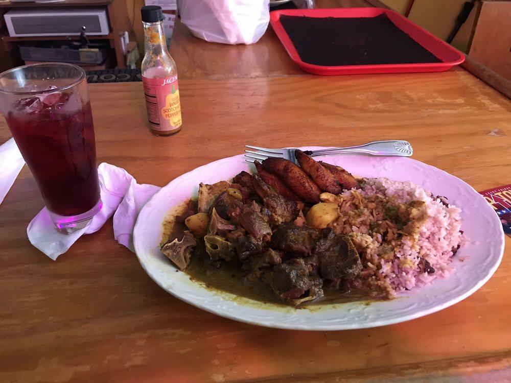 Curry Goat Entree · 