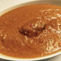 Malai Kofta · Vegetable dumpling cooked in creamy tomato and onion sauce with Indian spices.