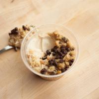 Peanut Butter Parfait · Creamy whipped peanut butter filling layered between bakery fresh banana bread crumbles and ...