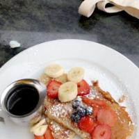 Berry & Banana Smothered French Toast · 