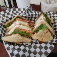 Chicken Salad Club Deli Sandwich · 