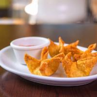 Crab Wontons · 4 pieces. Combination of crab meat and cream cheese.