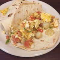 Huevos a La Mexicana Plate · 