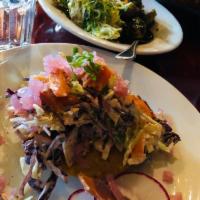 Smoked Trout Tostada · 