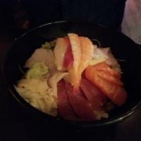 Chirashi · Served with choice of soup or salad. 