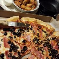 Medium Cheese Pizza and 10 Wings Special · Add toppings for an additional charge.