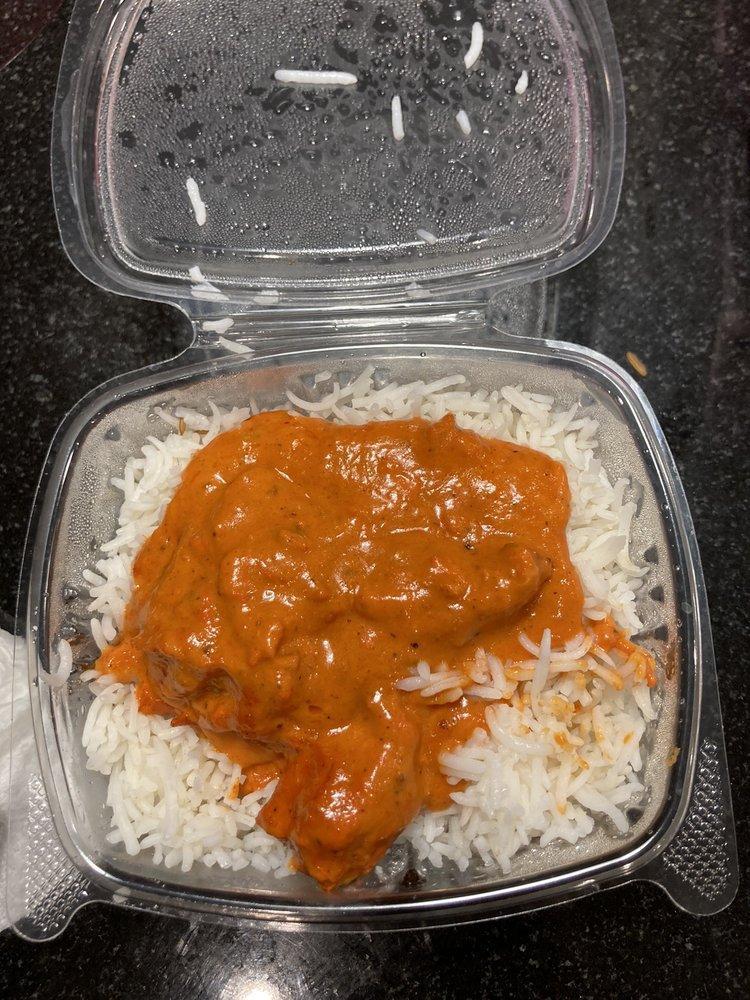Butter Chicken · Chicken cooked with tomato butter sauce.

