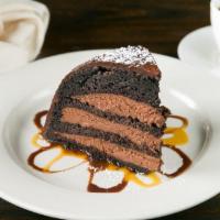 Chocolate Zuccotto Cake · 