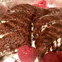Chocolate Crepe Cake with Ricotta · 