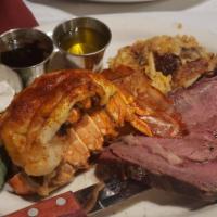 Prime Rib and Lobster Tail · 
