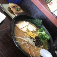 Vegetarian Ramen · White miso paste, shiitake powder, ramen noodles, bean sprout, green onion, kikurage mushroo...