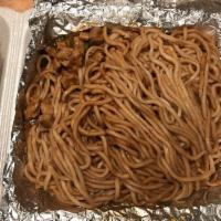 Chili Diced Pork Dry Noodles · 