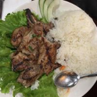 Grilled Pork Chop with Rice · 