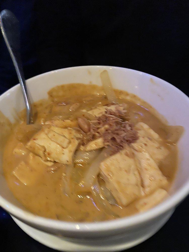 Massaman Curry · Onion, potato and peanut in mild-coconut milk. 