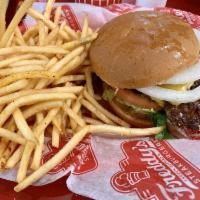 Bacon & Cheese Double Steakburger · 