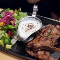 Lamb Chops · 4 pieces. Char-grilled baby lamb chops seasoned to perfection. Gluten free.