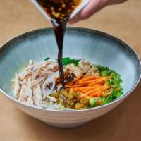 Cold Rice Noodle with Chicken · 
