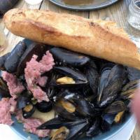 Maine Mussels & Smoked Andouille · 
