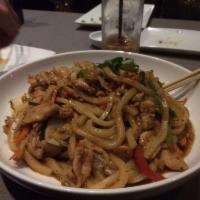 Spicy Udon Noodles · 