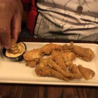 Aunt Nora's Fried Catfish Strips · 