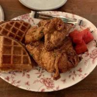 Chicken and Waffle Plate · 