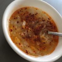 Fish Maw Soup with Crab Meat · 