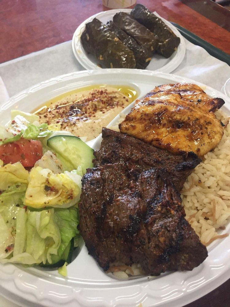 Chicken and Beef Combo Plate · Chef recommended. Grilled chicken breast and beef flap meat, with a special blend of seasonings.