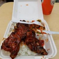 Spicy BBQ Chicken Plate · 