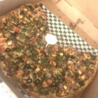 Indian Veggie Pizza · 