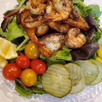 Grilled Shrimp Salad · Shellfish salad. 