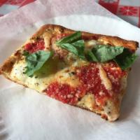 Grandma's Pizza · Fresh mozzarella, plum tomatoes, fresh basil, fresh garlic, olive oil and grated cheese. 12 ...