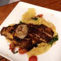 Flounder Pappardelle · 