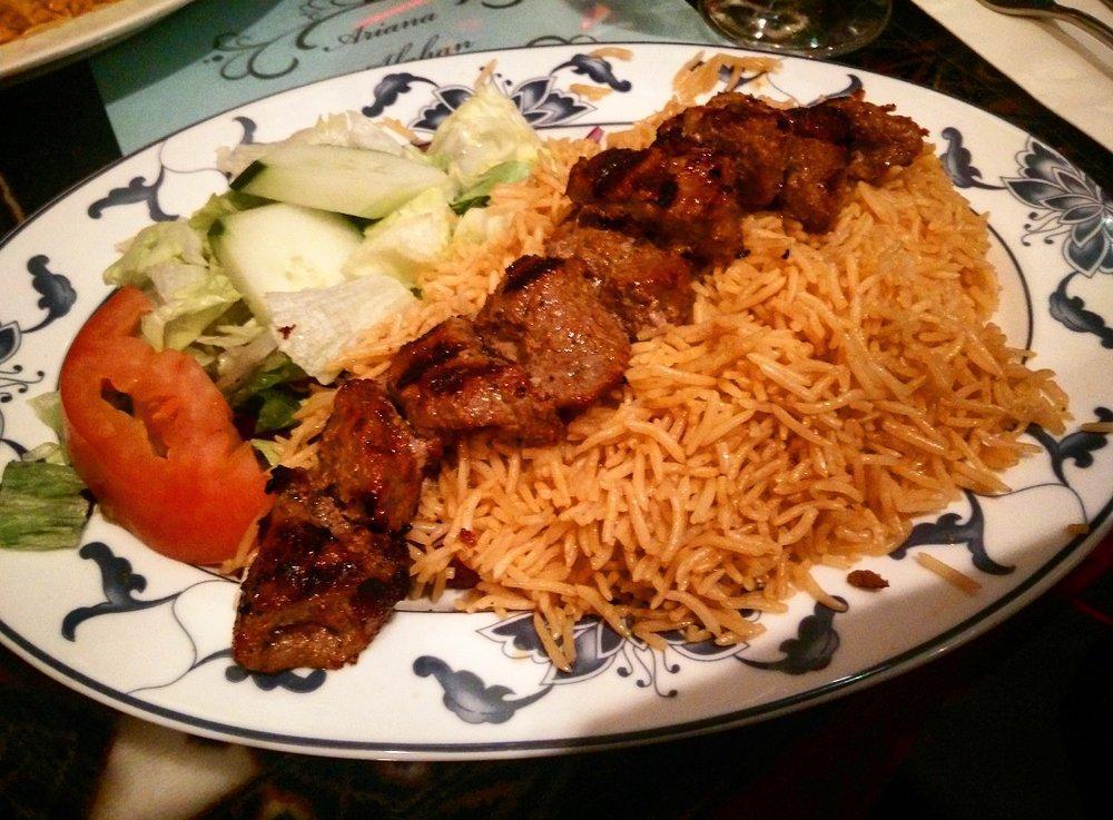 Ariana Afghan Kebab Restaurant · Dinner · Afghan · Middle Eastern · Halal · Kebab
