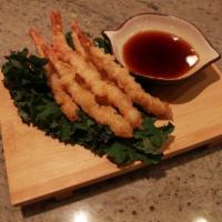 Tempura Shrimp · 6 pieces. Served with temp sauce.
