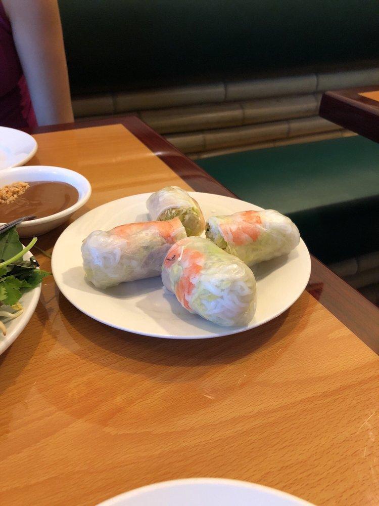 2 Fresh Summer Roll · Shrimp, pork, lettuce, mint, and noodle wrapped with rice paper.